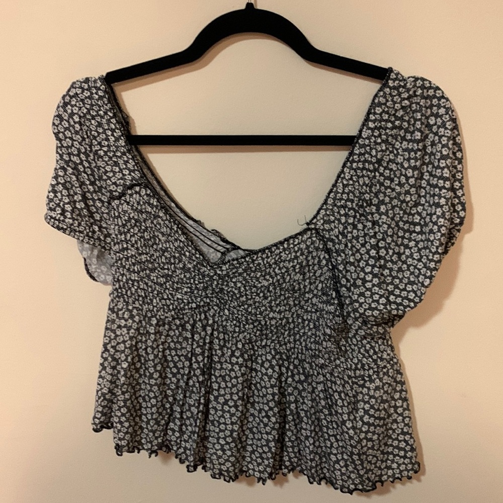 Cropped Babydoll Top UO